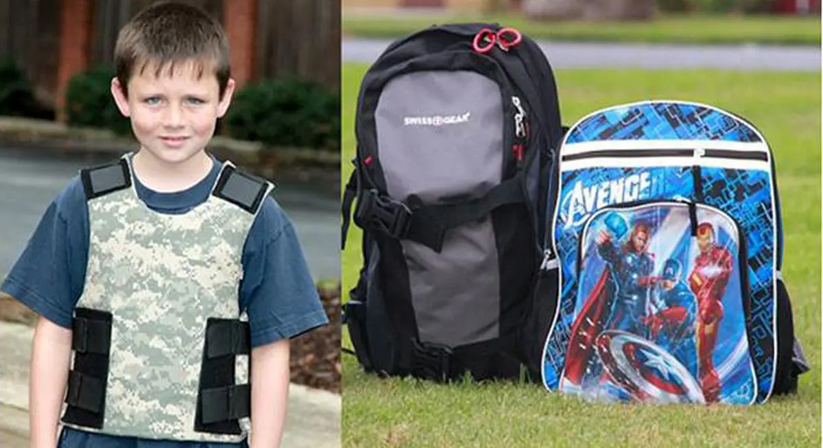 بازار داغ خرید کوله پشتی ضد گلوله در آستانه آغاز سال تحصیلی مدارس آمریکا+ تصاویر