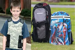 بازار داغ خرید کوله پشتی ضد گلوله در آستانه آغاز سال تحصیلی مدارس آمریکا+ تصاویر