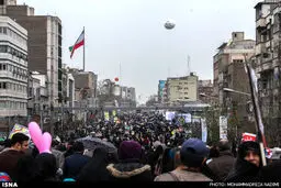 روایتی تصویری از حماسه آفرینی مردم ایران در سالگرد پیروزی انقلاب اسلامی