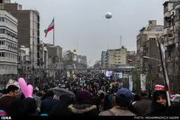 روایتی تصویری از حماسه آفرینی مردم ایران در سالگرد پیروزی انقلاب اسلامی