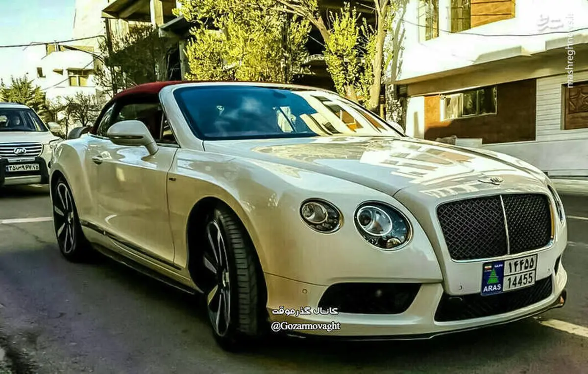 خودروی لوکس انگلیسی در تبریز!/عکس