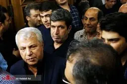 چهره هایی که به مراسم ترحیم پیشکسوت پرسپولیس رفتند/تصاویر