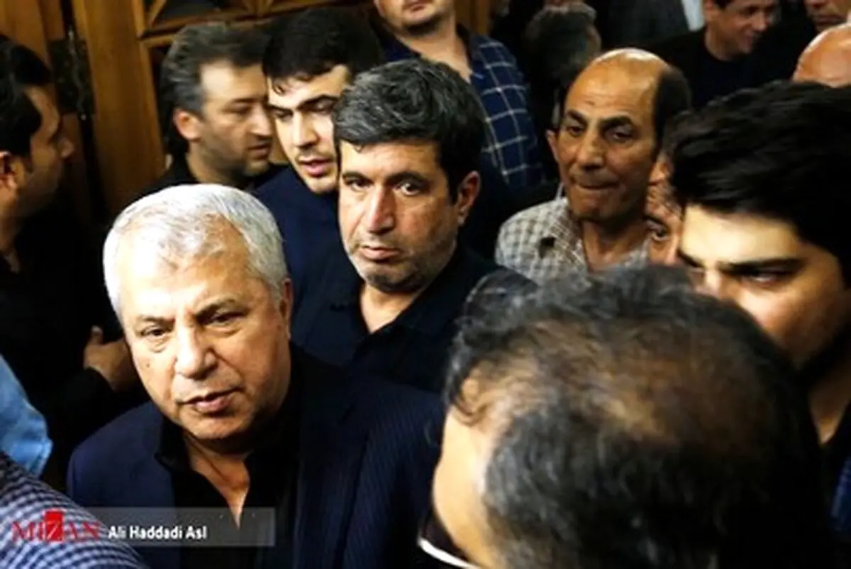 چهره هایی که به مراسم ترحیم پیشکسوت پرسپولیس رفتند/تصاویر