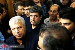 چهره هایی که به مراسم ترحیم پیشکسوت پرسپولیس رفتند/تصاویر