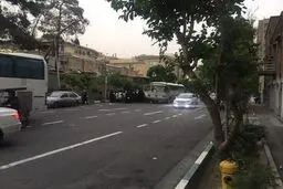 حاميان اتوبوسي قاليباف/ تصاویر