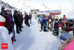 بازگشایی پیست اسکی تاریک دره/تصاویر