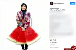 تصویر جالب و متفاوت از نگار جواهریان