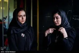 «سمیه» ابد و یک روز در مراسم یادبود علی معلم/عکس