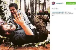 عکس خاطره‌ انگیز قاسمخانی با تنابنده