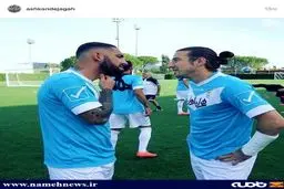 عکس منشوری اشکان دژاگه در تمرین تیم ملی!