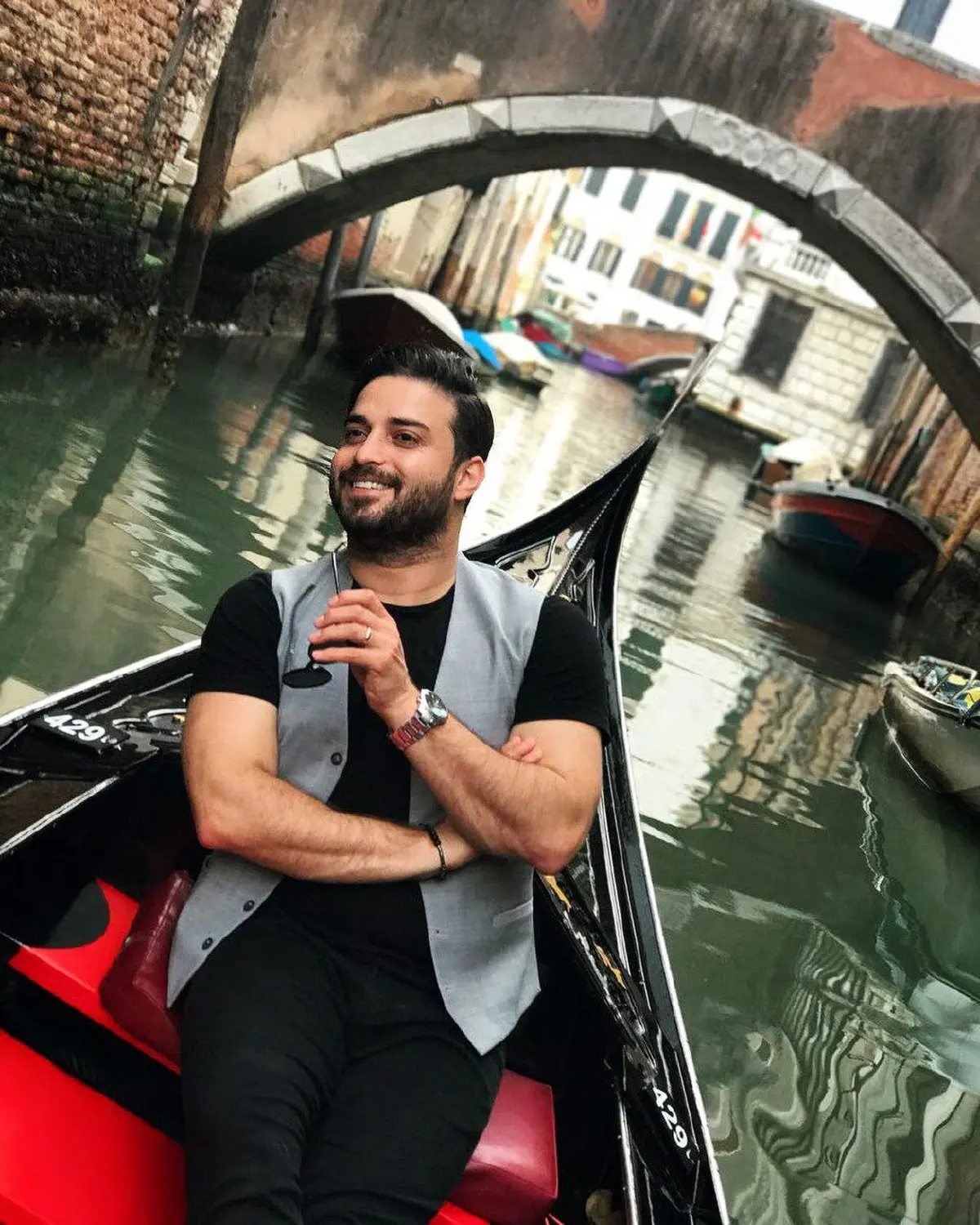 آقای خواننده در ونیز/عکس