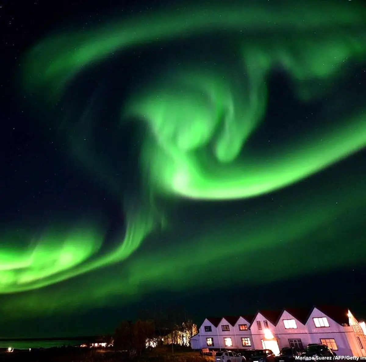 تصاویر فوق العاده زیبا از شفق قطبی در فنلاند / تصاویر