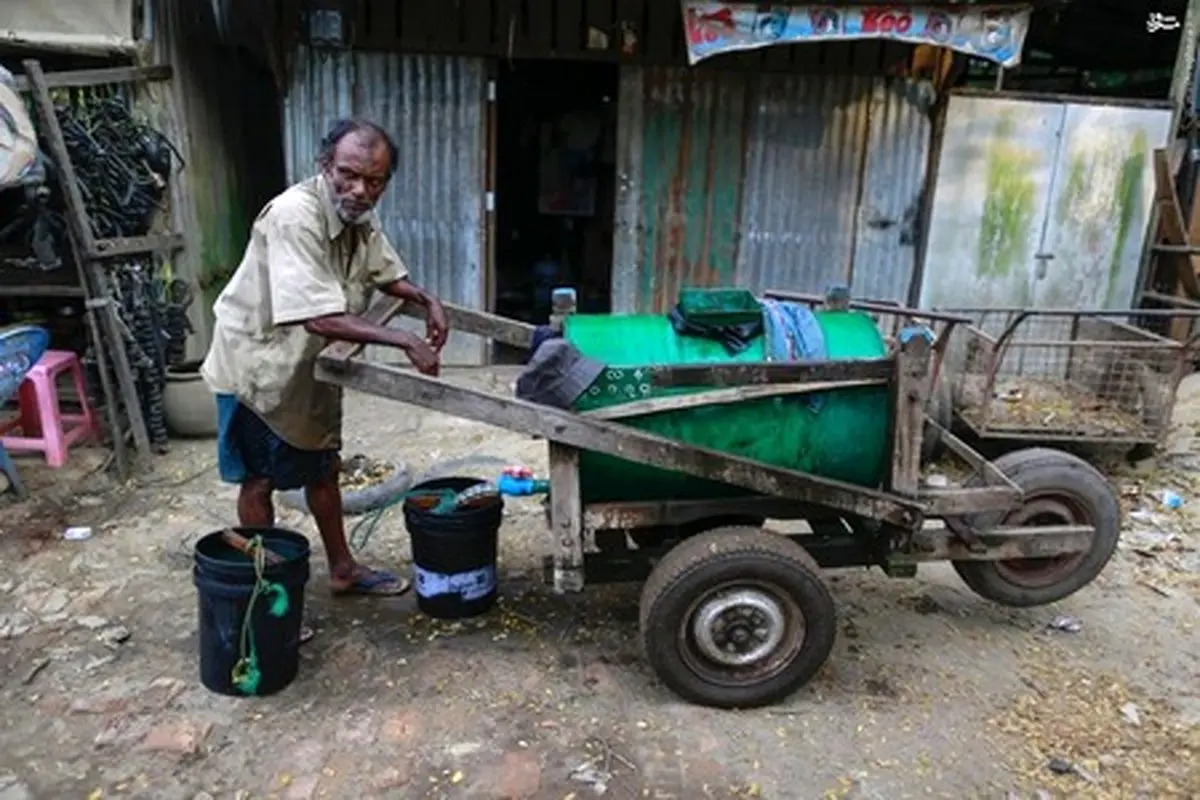 عکس/ شهر بشکه‌ای