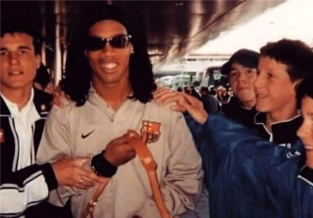 رونالدینیو، الگوی ستاره اسپانیایی منچستریونایتد + تصویر