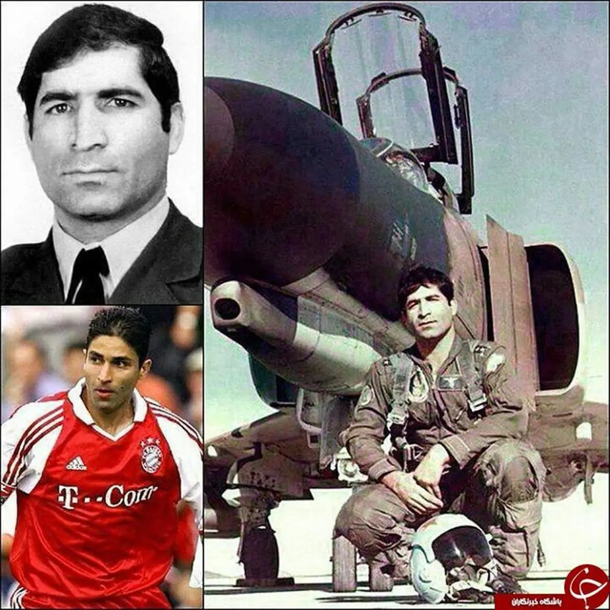 تصویر کمتر دیده شده از برادر خلبان «وحید هاشمیان»/ عکس