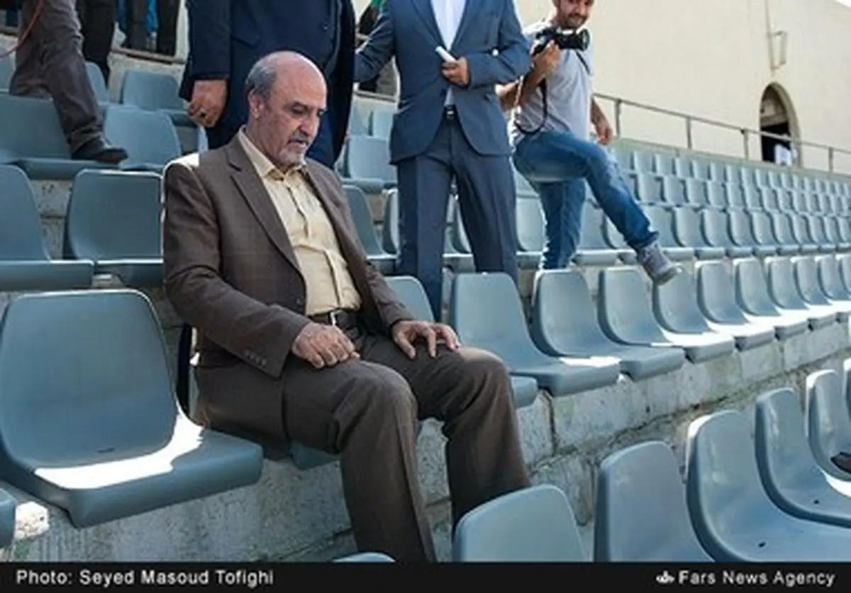 بازدید گودرزی از ورزشگاه آزادی/ تصاویر