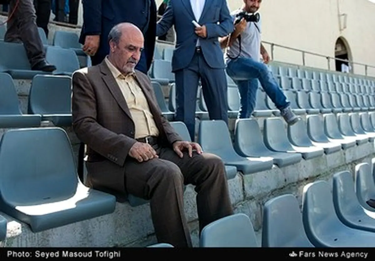 بازدید گودرزی از ورزشگاه آزادی/ تصاویر