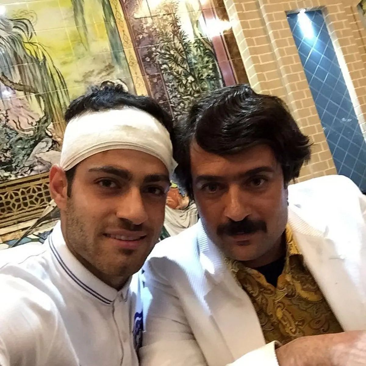 عکس / سلفی مدافع تیم ملی همراه با بازیگر سریال پایتخت در چین