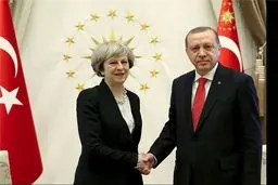 «ترزا می» در آنکارا با رجب طیب اردوغان دیدار کرد