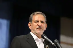 بازدید جهانگیری از مرکز پزشکی مشترک جمعیت هلال احمر ایران و عراق