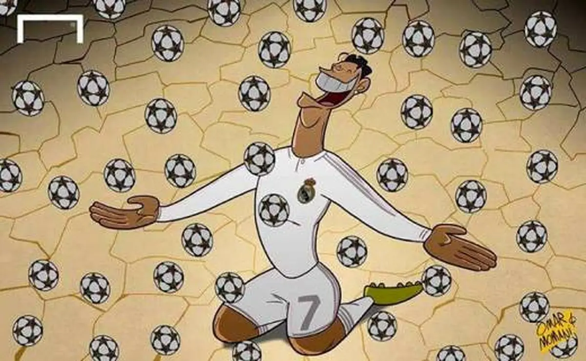 کاریکاتور رونالدو بعد از گلباران مالمو + عکس