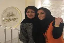 تبلیغ نفیسه روشن برای یک سالن زیبایی