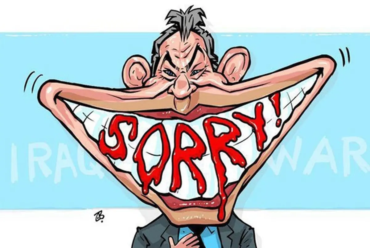 کاریکاتور/ لبخند خونین آقای انگلیسی!