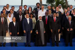 عکس یادگاری روحانی با سران جنبش عدم تعهد