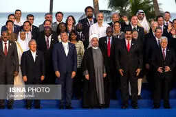 عکس یادگاری روحانی با سران جنبش عدم تعهد