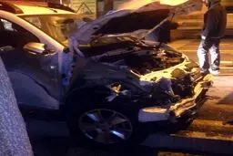 تصادف شدید شبنم فرشادجو با اتوبوس! عکس