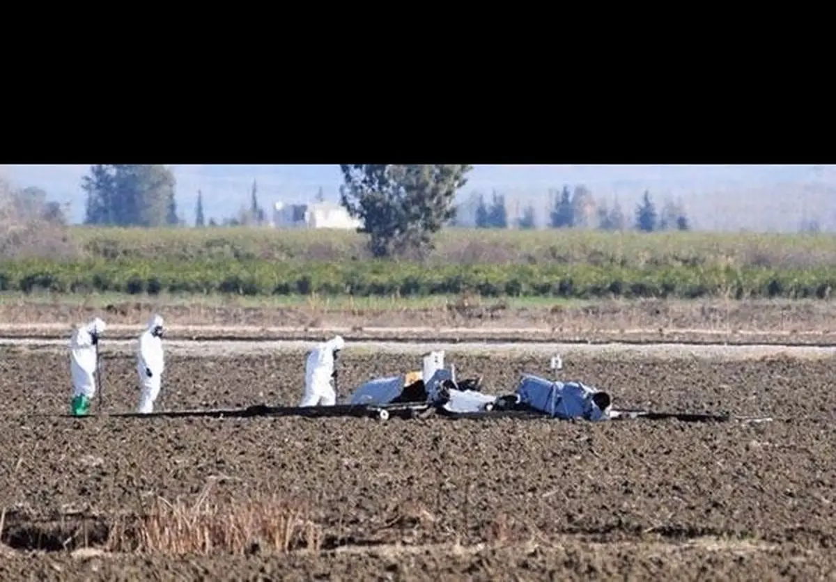 سقوط پهپاد آمریکایی در جنوب ترکیه/عکس