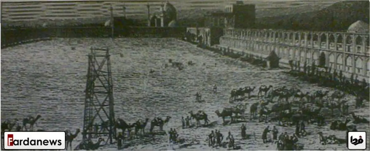 عکس/میدان نقش جهان دوره قاجار