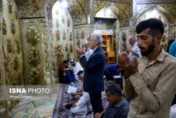 وزیر علوم در حرم حضرت معصومه (س)