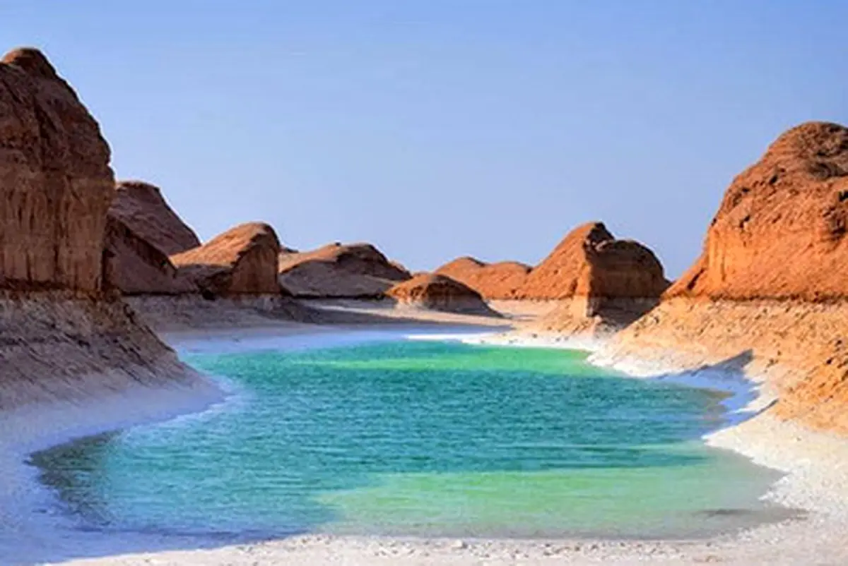 عکس های زیبا /خود‌نمایی دریاچه شهداد کرمان در دل کویر لوت