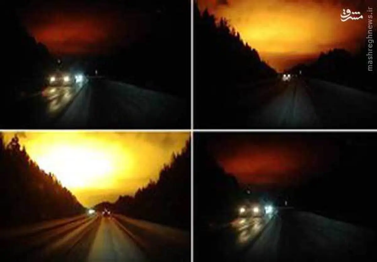 پدیده‌ای عجیب در آسمان روسیه/ عکس