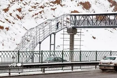 برف در تبریز