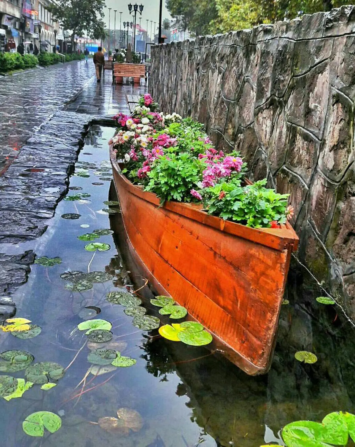 رشت، در یک عصر بارانی و پاییزی/عکس