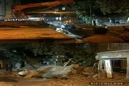 انفجار ساختمان مسکونی در شهر ری / عکس