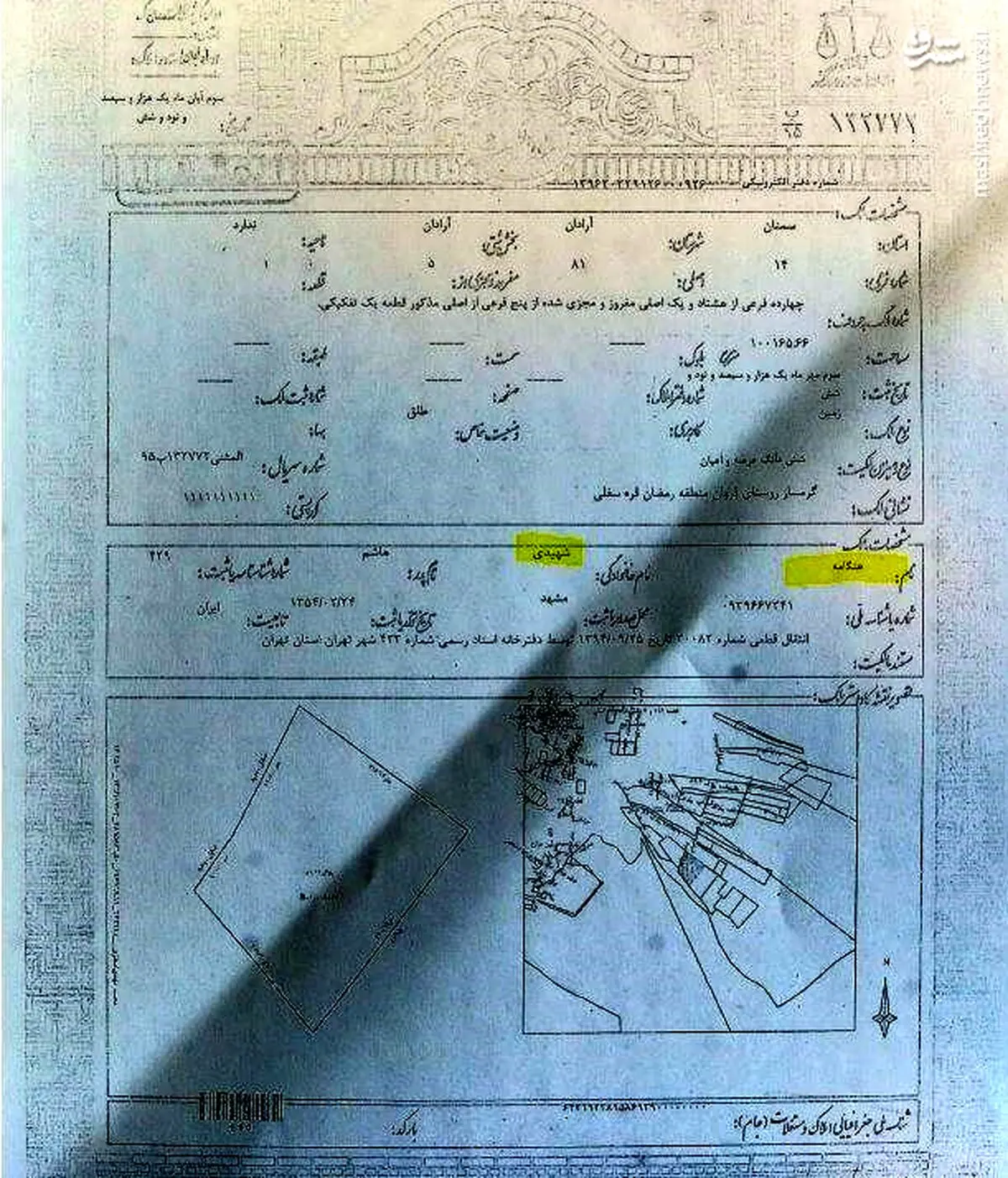 وثیقه ۵۰۰ هزار متری «هنگامه شهیدی» برای آزادی «درمنی» + سند