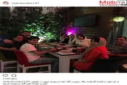 دورهمی بازیگران سرشناس در رستوران احمد ایراندوست / عکس