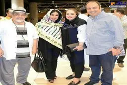 زن و شوهر بازیگر در کنار محمدرضا شریفی نیا در یک مراسم+عکس