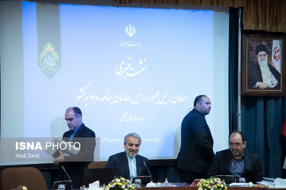 نشست خبری نوبخت به روایت تصویر