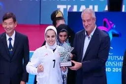 تبریک لاریجانی، سلطانی‌فر و کی‌روش به بانوان فوتسالیست/ کریمی ارزشمندترین بازیکن، شیربیگی بهترین گلزن+عکس