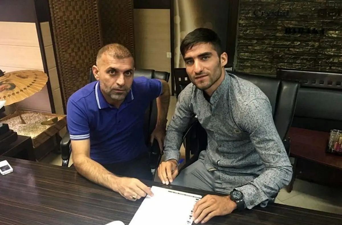 عکس یادگاری مهرداد محمدی در کنار عبدالله ویسی