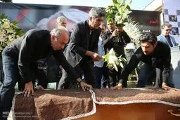 حواشی تصویری تشییع جنازه داوود رشیدی