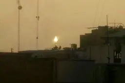 لحظه تیراندازی سامانه پدافندی قرارگاه پدافند هوایی ارتش/ عکس