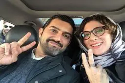 سلفی عجیب ویشکا آسایش با حامد بهداد/عکس