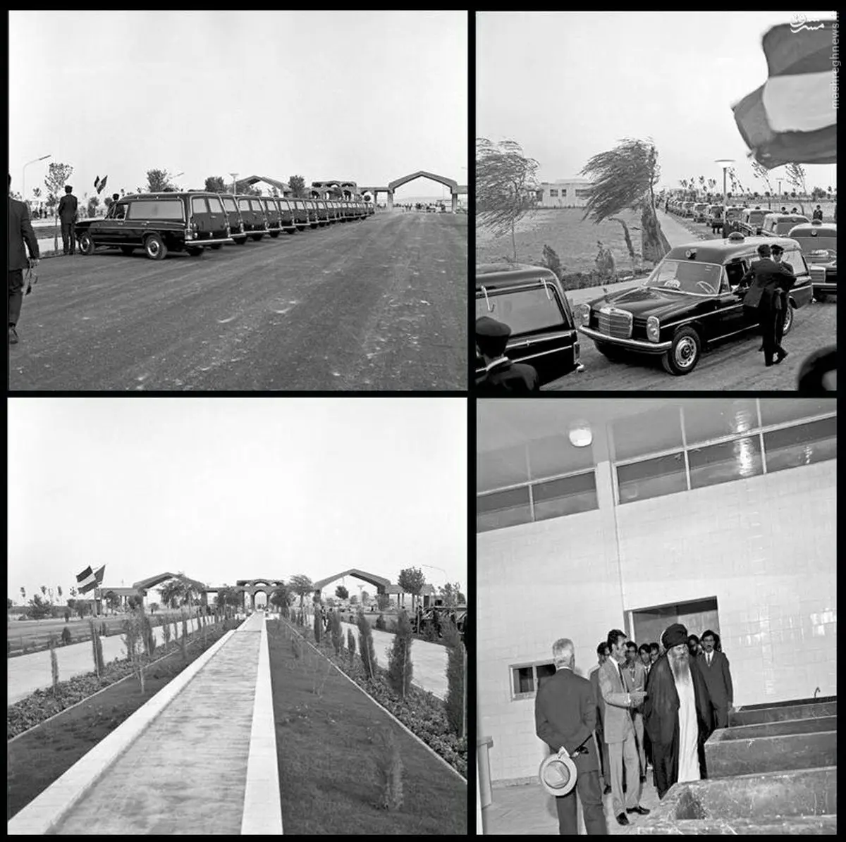 افتتاح بهشت زهرا سال 1349 / عکس