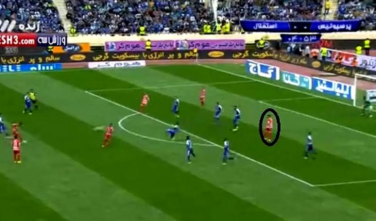 گل اول پرسپولیس کاملا سالم بود؛شک نکنید!