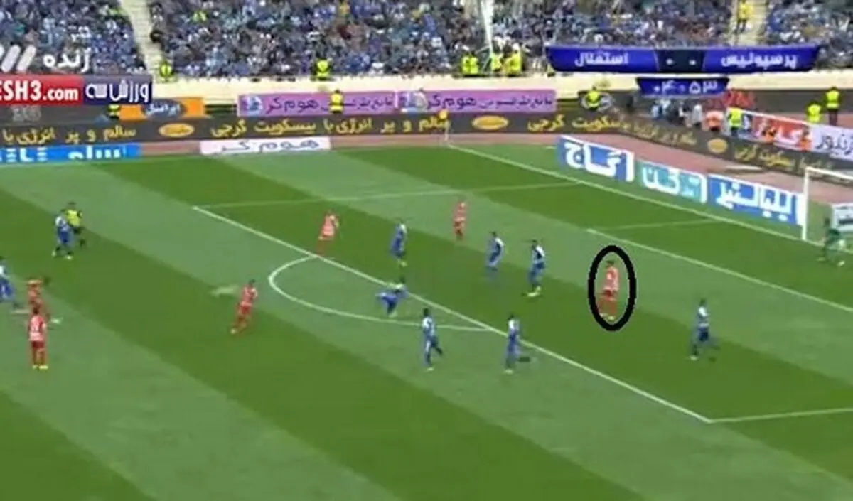 گل اول پرسپولیس کاملا سالم بود؛شک نکنید!